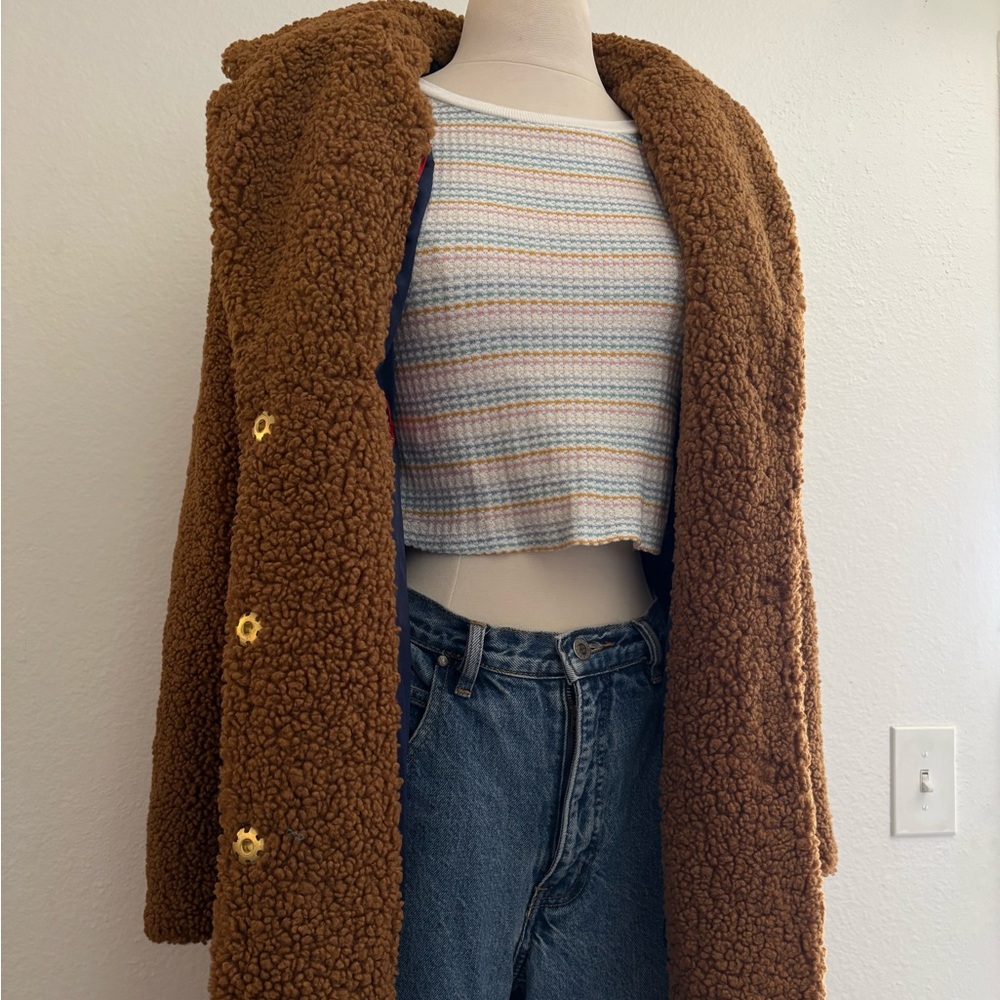 J. Crew Tan Teddy Jacket Coat